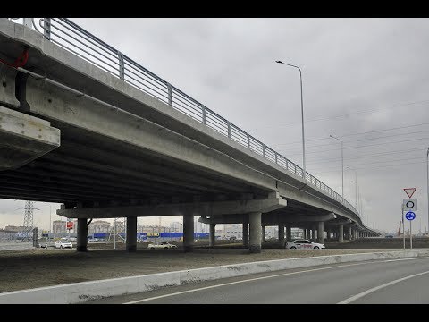 Несколько новых развязок и эстакад в Тюмени сдадут до конца 2017 года