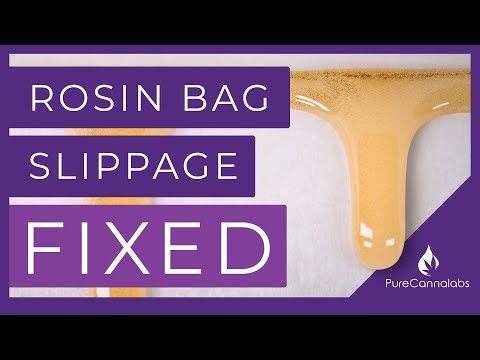 Fixing Rosin Bag Slippage with Simpson Solventless - video from PurePressure