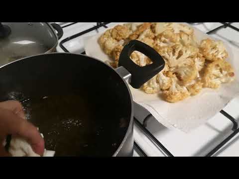 #friedcauliflower#for lunch# #friedcauliflower#for lunch#
