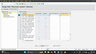 OB29 Create Fiscal Year Variant & OB37 Assign Fiscal Year Variant to Company Code in SAP