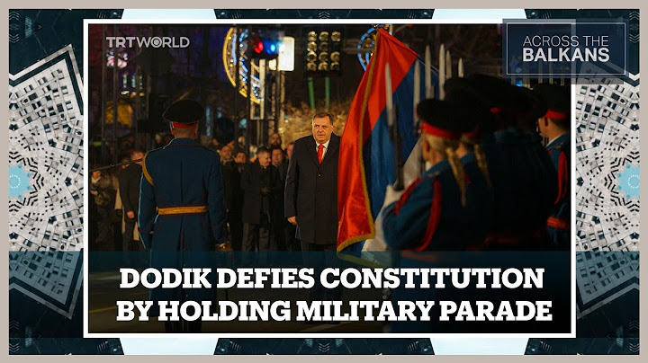 Milorad Dodik Says Bosnia is ‘More Divided Than Ever’