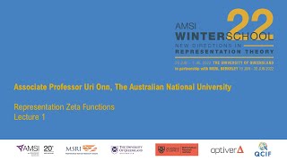 Lecture 1   Representation Zeta Functions