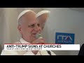 Lawn signs appear across Cincinnati with anti-MAGA, pro-Pope sentiment