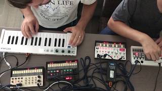 Volca Techno & Deep House Jam (2017-08-18 Part I)