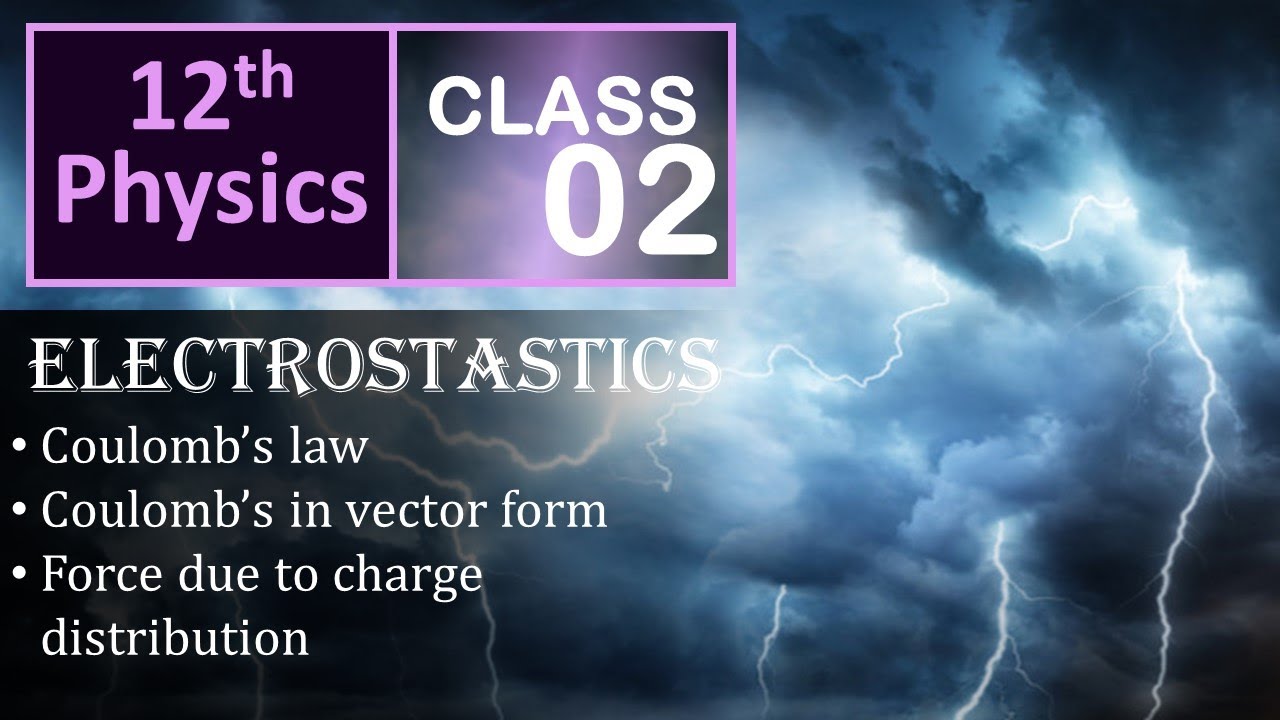 Coulomb's Law and its Vector forms | Class 12 Physics | Electrostatics ...
