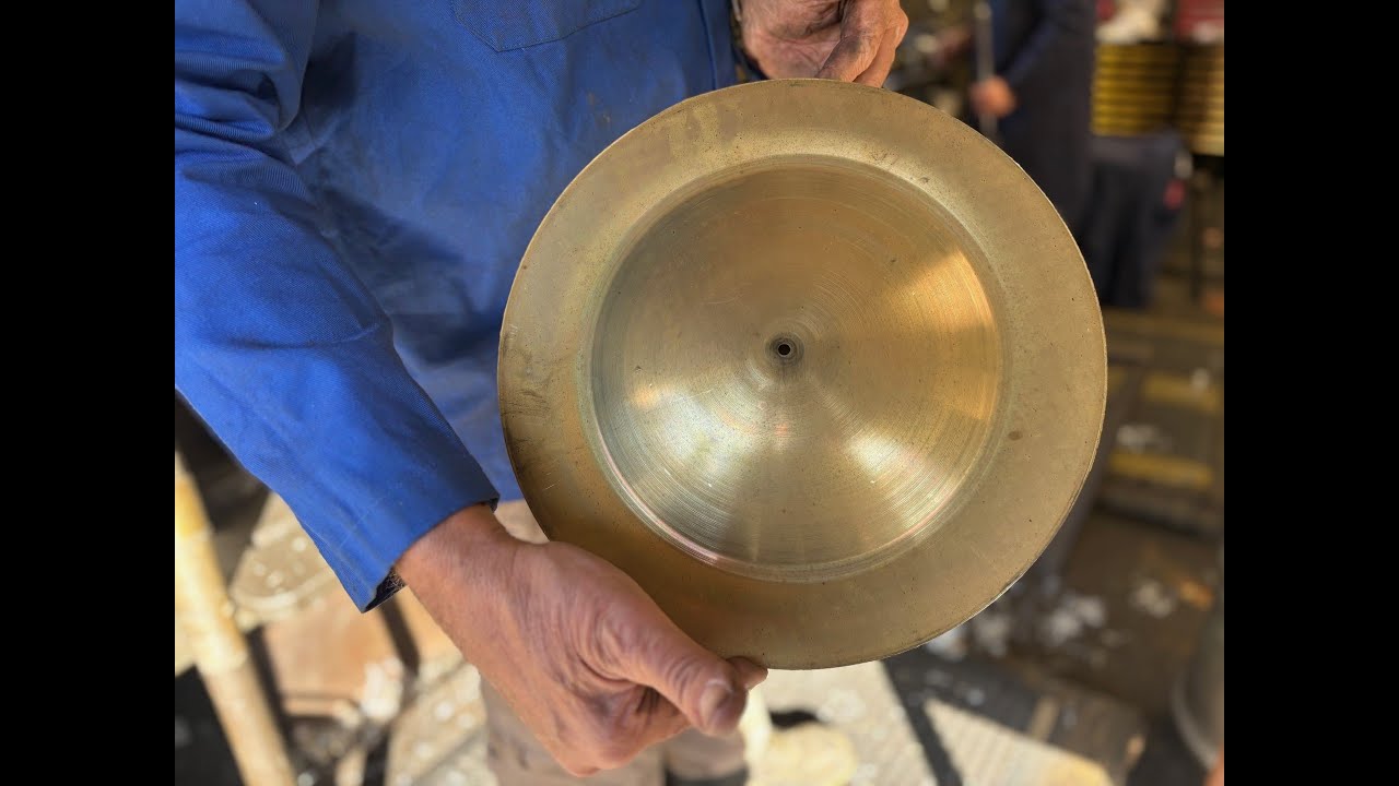 Spinning Brass Headlamp Base - Initial Draft Spinning - Part 1