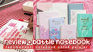 Review dan Battle Notebook ft. Dhilla Stuff | Persiapan Back to School📚