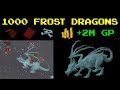 Loot from 1000 Frost Dragons &amp; A Journey. [Road to Max OSRS Sailing Boat]