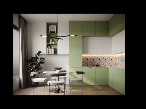 3dsMax Corona Render Interior Kitchen Design (Scratch To Finish)