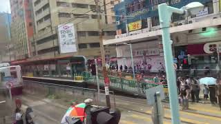 港鐵 LRT Phase 1及Phase 4 1007及1131 615 同時駛經康樂路