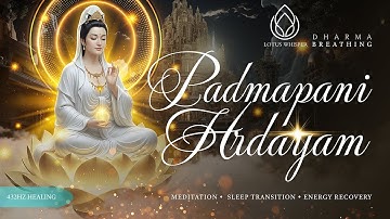 432Hz Dharma Healing | Padmapāṇi Hṛdayaṁ Chant for Brain Relaxation & Positive Energy #meditation