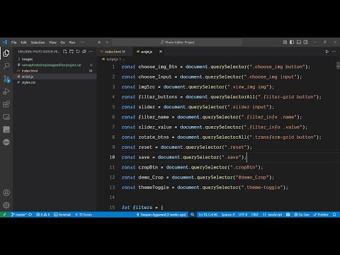 Build a Canva Clone & Photoshop Image Editor & Cropper in Browser Using HTML & JavaScript
