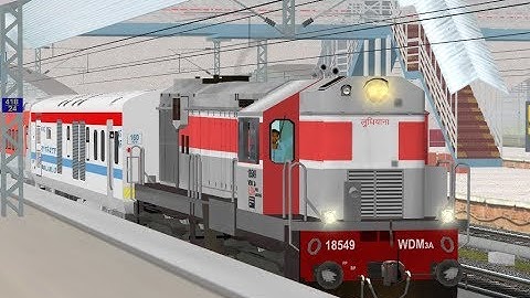 Shunting Howrah Rajdhani And Sealdah Rajdhani In New Delhi Station || IR  In MSTS Open Rail