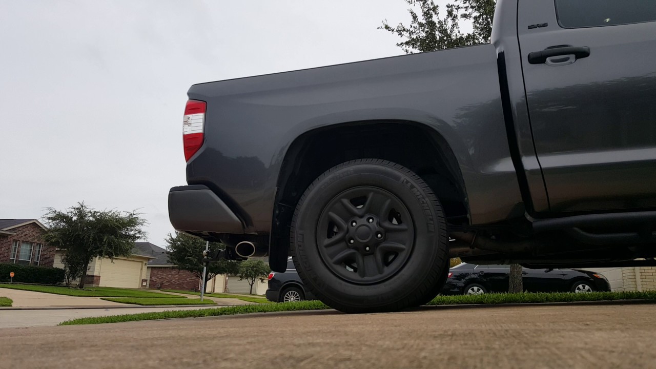 2017 Toyota Tundra sr5 4.6 DirtyDeeds BAmuffler TRD Rep 16x5 mufflers