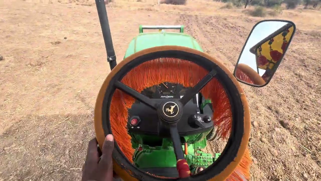 Humne kiya cultivator se khet Mai kam test kiya john deere tractor se