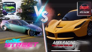 CarX Street VS Apex racing🔥😈 (iPhone 13 pro Max)🔥