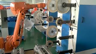 Cylinder head deburring by robot