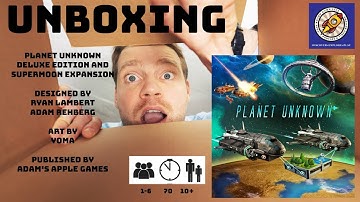 Planet Unknown Deluxe with Supermoon Expansion Unboxing