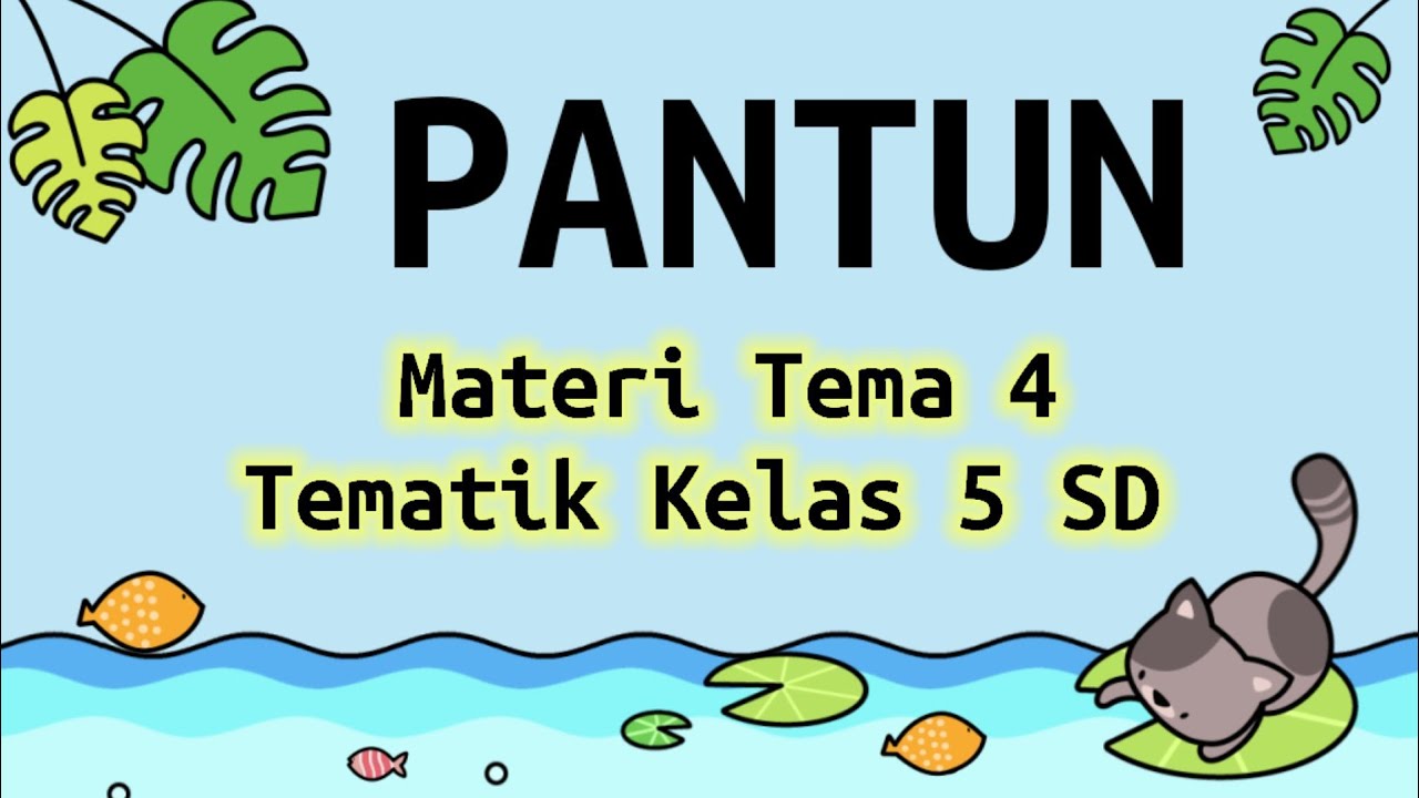 Pantun jenaka anak sd