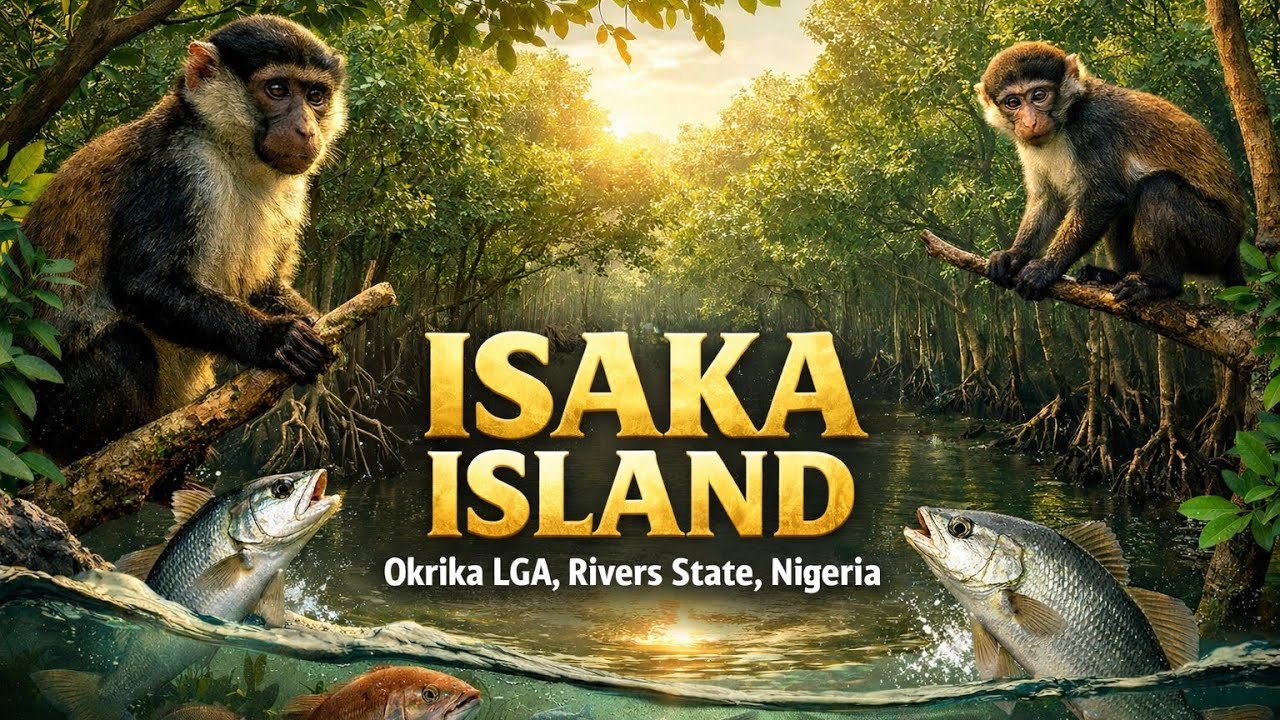Isaka island 🏝️, Okrika Local Government Area, Rivers State, Nigeria  a riverine heritage.