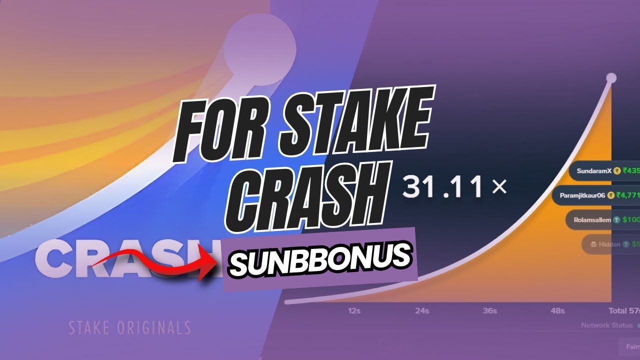 💥 Stake Crash Explained 🎮 Promo Code SUNBBONUS (Guide)