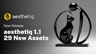 aesthetiq 1.1 | 29 New Models | Art Asset Library | Blender Asset Pack