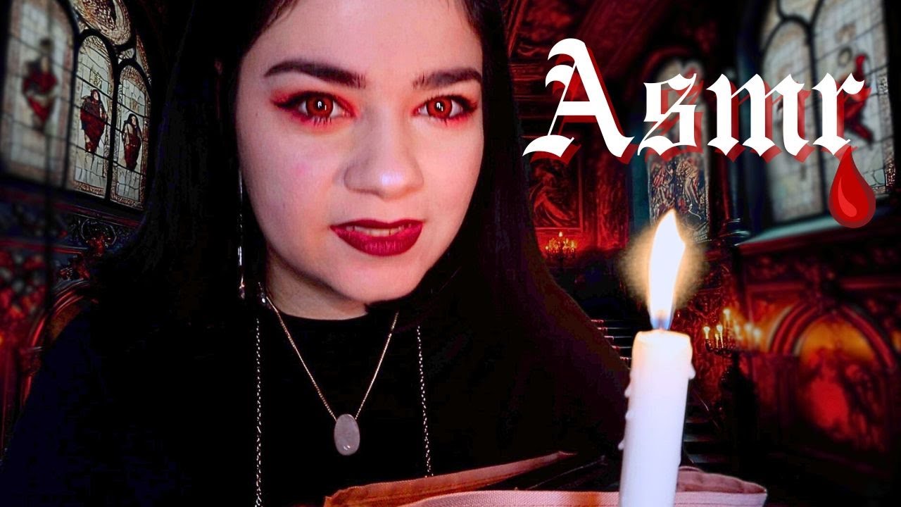 ASMR 🧛🏻‍♀️ Mystérieuse Rencontre à l'Académie des Vampires 🕯️ RP (attention personnelle)