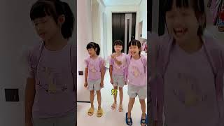 The triplets do whatever they draw, and the difference is huge