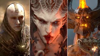 Diablo 4 - All Boss Fights &amp; True Ending (Mephisto DLC Teaser)