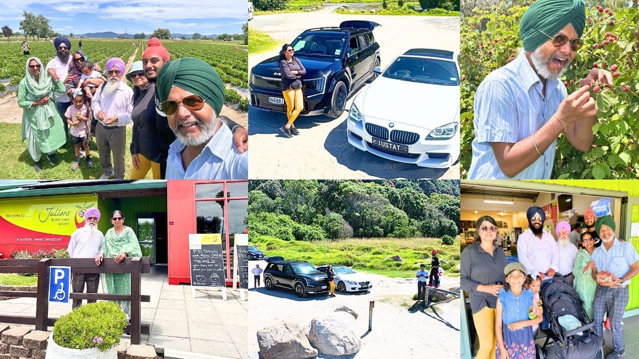 Family Road Trip on New Zealand Roads that we will NEVER FORGET - MUST VISIT 🍓STRAWBERRY 🍓 FARM