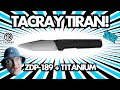 Tacray TIRAN ZDP-189 Titanium Handle Knife!