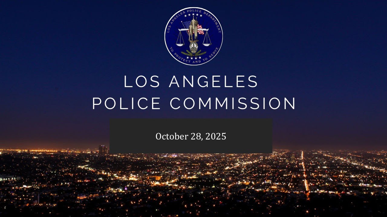 Police Commission Meeting, October 28, 2025