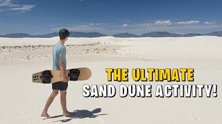We Went SANDBOARDING at White Sands National Park!