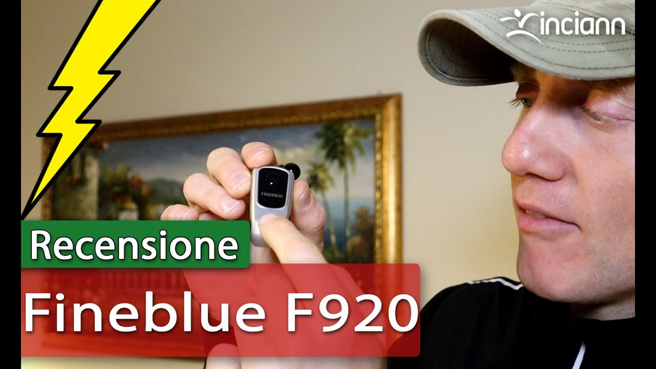 Recensione breve: Mono Auricolare bluetooth con vibrazione FineBlue F920  per conversazioni - YouTube