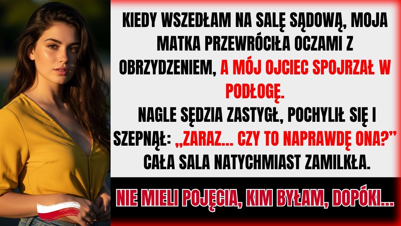 Moi rodzice wydziedziczyli mnie w sądzie — ale sędzia w ciszy przekazał mi cały ich spadek