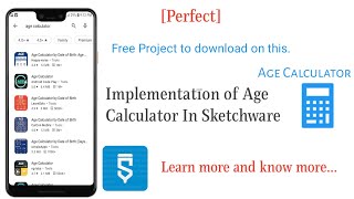 [Perfect] Implementation of Age Calculator In Sketchware screenshot 2