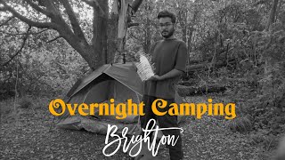 I Tried OVERNIGHT CAMPING for the First time!!