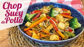 CHOP SUEY DE POLLO Y VEGETALES ESTILO ORIENTAL | Receta fácil y rápida screenshot 5