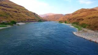 DroneHub Live Wallpaper Series - Slow Snake River Flow
