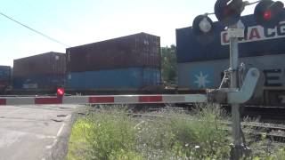 CSX Q157 Double Stack Train Westbound