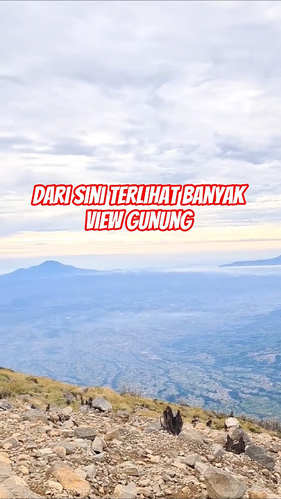 Gunung Sindoro view Gunung Sumbing