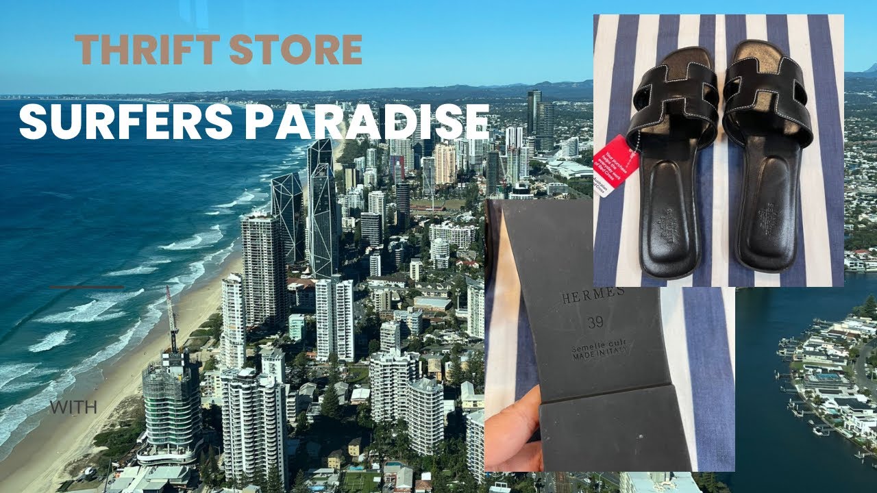 Экономия в Серферс-Парадайз на Золотом Берегу, Австралия | Я нашёл сандалии Hermes в Opshop
