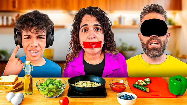 COCINANDO sin VER, HABLAR y ESCUCHAR|4PLUSONE