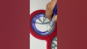 Unraveling the Secrets of Geometric Beauty #asmr #art #spirograph #shorts #2025 #usa #subscribe