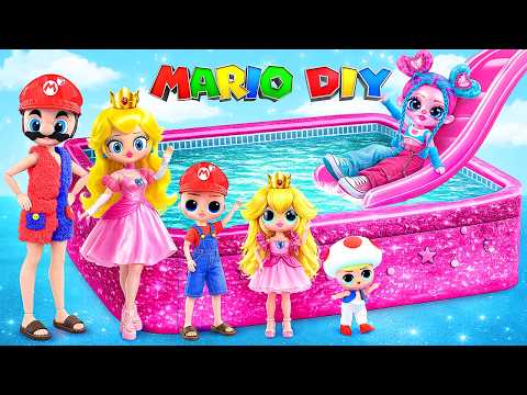 Familia Super Mario Galaxy în Vacanță! DIY-uri pentru Păpușile Prințesa Peach