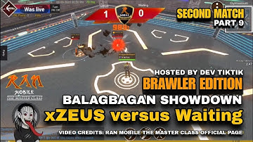 RAN Mobile: The Master Class - xZEUS VS. Waiting (TMC SERVER) | Balagbagan Showdown PART 8 Recap