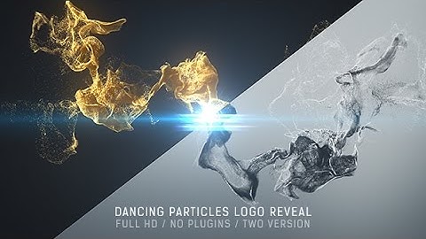 Dancing Particles Logo Reveal (After Effects template)