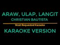 Araw, Ulap, Langit - Christian Bautista (Karaoke Version) Mp3 Song