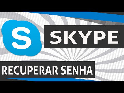 Vídeo: Como Recuperar Uma Senha Esquecida Do Skype