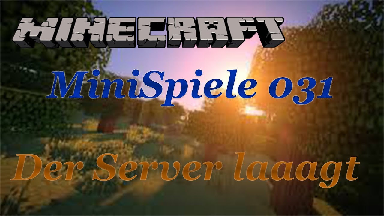 Minecraft MiniSpiele 031 | Der Server laaagt! | 1vs1 auf Timolia - YouTube